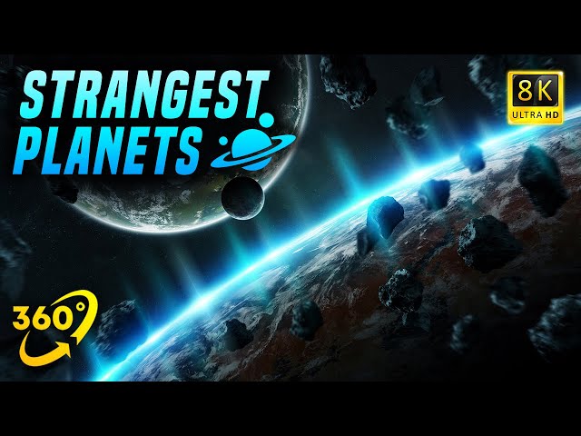 VR 360 | Amazing Space Facts #3 - Strangest Planets in Space | Educational video 360