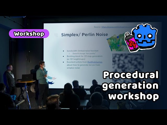 Procedural generation workshop – Milan Gruner – GodotCon 2024