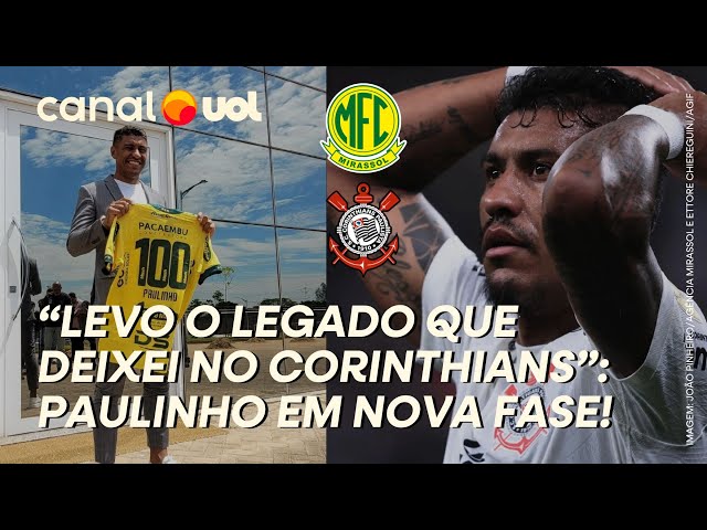 EX-CORINTHIANS, PAULINHO BRINCA SOBRE TIMÃO X MIRASSOL NO PAULISTÃO E DETALHA VIDA NA NOVA FUNÇÃO