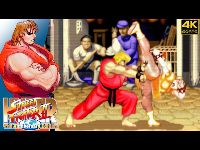 Hyper Street Fighter II - Ken (S) (Arcade / 2003) 4K 60FPS