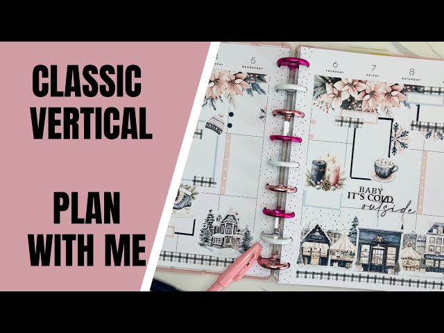 Happy Planner Classic Vertical | Plan with Me | Feb 3 - Feb 9 | ​⁠​​⁠​⁠@liveloveposh Winter Allure