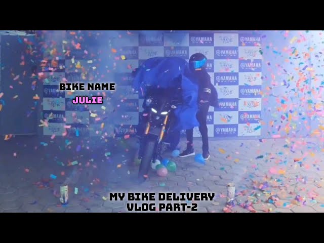 My bike delivery vlog 😻🖤 | Part-2 | Bike name Julie 😍💕 | Supreme Motors | Erode