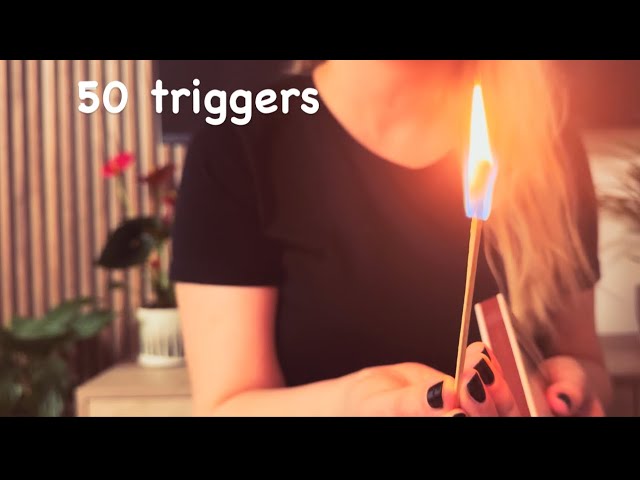 ASMR 50 triggers in 16mins #asmr #50triggers