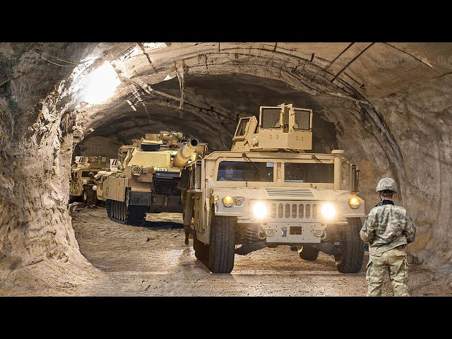 Inside US Ultra Protected Cave Storing Billions $ Worth of Military Hardware in Europe