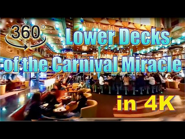 360° Walk on the Lower Decks of the Carnival Miracle