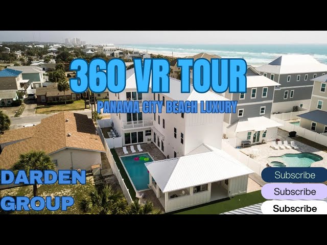 🤯 LUXURY LIVING ON THE BEACH! 360° TOUR of 604 Anemone St, Panama City Beach! 🏖️