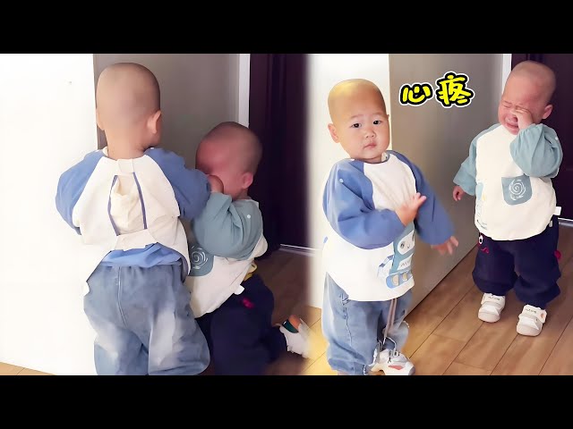 [Super Meng Twins] My brother accidentally fell down  but his brother felt distressed. Although he