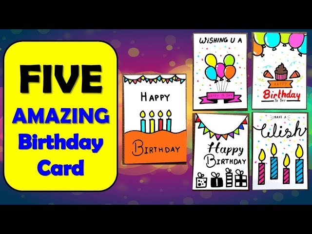 BIRTHDAY CARD IDEAS