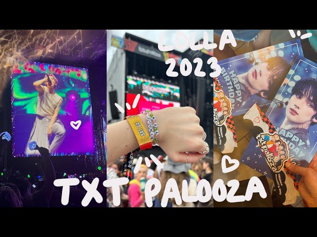 TXTPALOOZA (moa diary) | LOLLAPALOOZA VLOG CHICAGO 2023