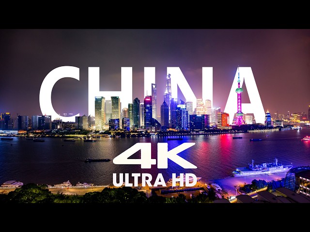 CHINA 4K Ultra HD 60fps By Drone  Nature's Beauty & Cinematic Music