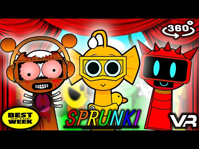 BEST Sprunki VR 360🔍Find Oren Bailey and Red from Sprunki 360VR | Best Sprunki Compilation week.