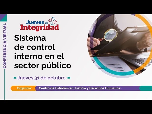 #JuevesDeIntegridad | Sistema de Control Interno en el Sector Público