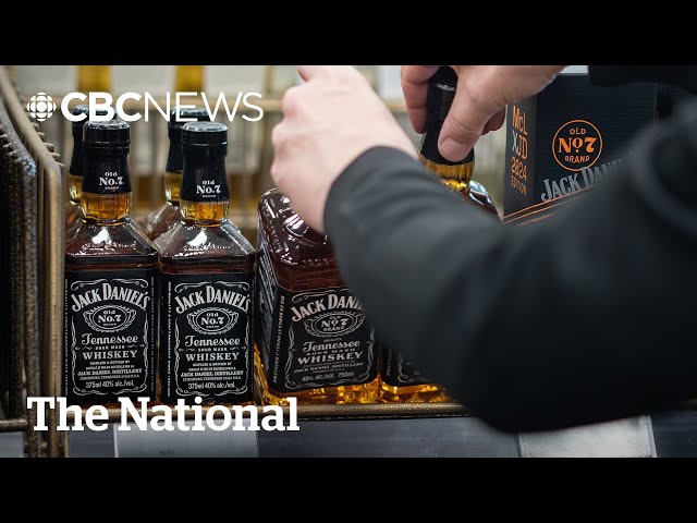 American liquor being pulled from shelves across Canada