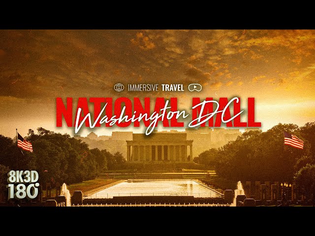 Washington DC National Mall in 3D 180 | VR Timelapse Film for Quest 3 & Vision Pro