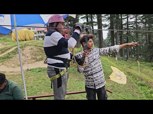 [Amarnath Yatra 2024] 11th July Patni Top Enjoying Zip line