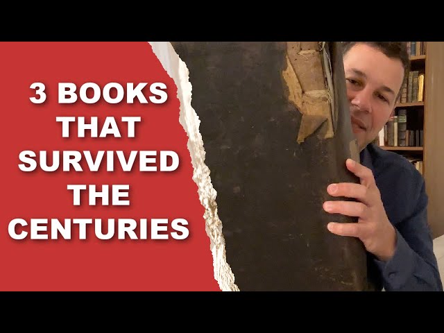 THE REMARKABLE JOURNEYS OF 3 RARE BOOKS