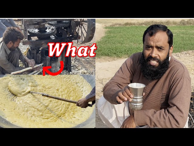 Sugarcane Juice mixed with Kinnow Juice | Delicious Jaggery and Juice in Village| Dr Rizwan’s family