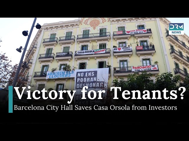 Barcelona Buys Apartment Block to Stop Evictions Amid Housing Crisis | DRM News | AM1I