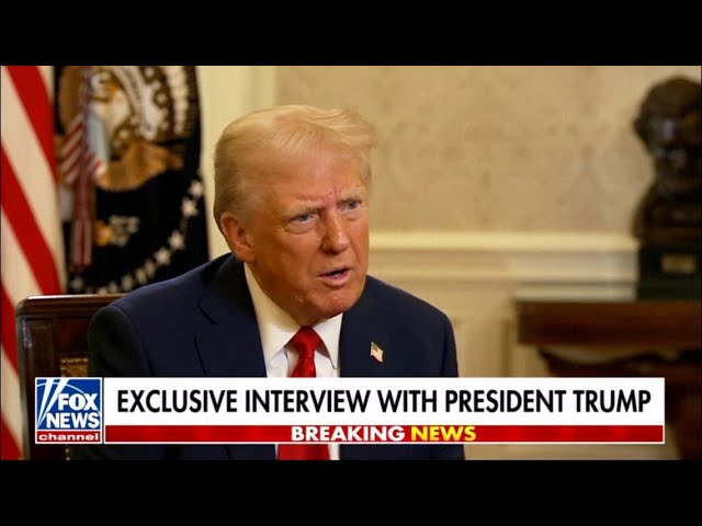 Trump on Fox News in first interview of second term as president