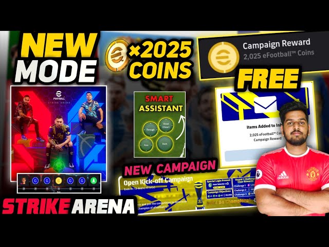 Free 2025 Coin Rewards🤑Today | New 3v3 Striker Arena Modd In EFOOTBALL 25|Championship Open Campaign