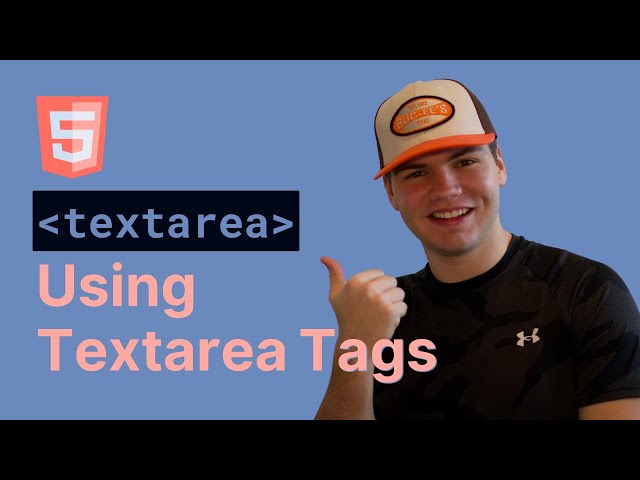 How to use textarea tags for creating forms in HTML.