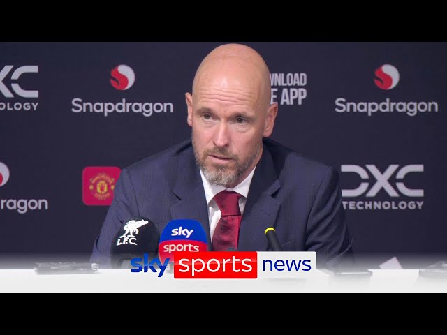 Erik ten Hag clashes with reporter in fiery exchange after Man Utd's 3-0 defeat to Liverpool