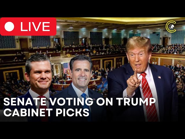 LIVE | Senate Voting On Trump Cabinet Picks Ratcliffe & Hegseth | Trump Cabinet  | CLRCUT