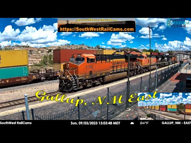 Gallup, NM | BNSF Gallup Sub, MP 157.5 - East | SouthWest RailCams LIVE