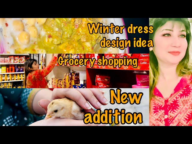 House cleaning and monthly grocery vlog | winter dress design | Asma Asghar Rizvi