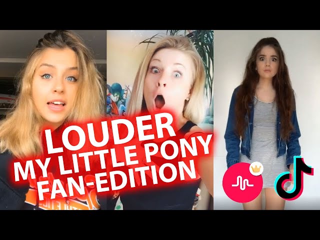 My little pony | LOUDER! | MEGA CUTE | IN REAL LIFE | Lipsync Top10 compilation