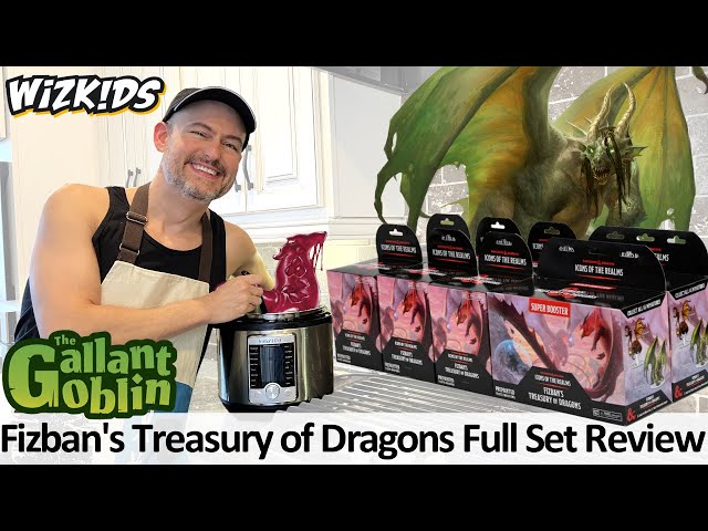 Fizban's Treasury of Dragons Full Set Review - WizKids D&D Icons of the Realms Prepainted Minis