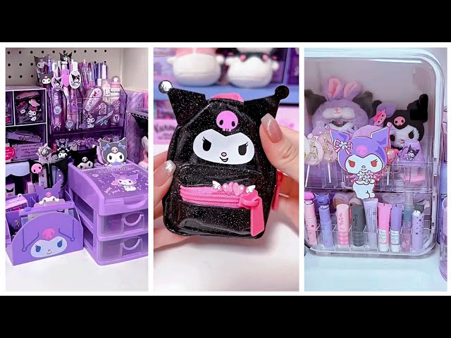 Kuromi Sanrio Haul💜Kuromi cute stuffs Collection,Sanrio Crafts    #cindyasmr