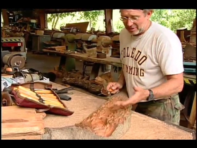 Mahogany Carving in St. Croix