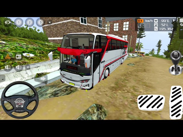 Bus Simulator Indonesia || Mercedes bus Drive On Extreme broken Offroad Gameplay | #gaming