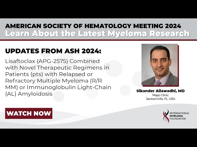 Lisaftoclax Combined with Novel Therapies in Relapsed/Refractory Multiple Myeloma and Amyloidosis