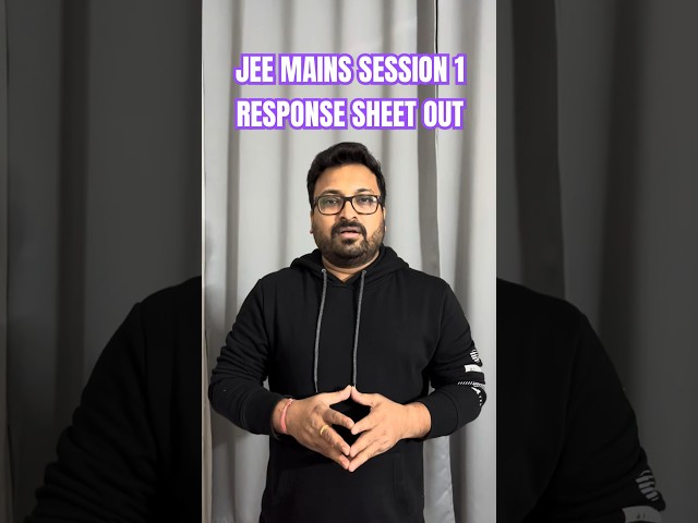 🔥JEE Main 2025 Answer Key Out & JEE Main Response Sheet Released #JEEMainAnswerKey #JEEResponseSheet