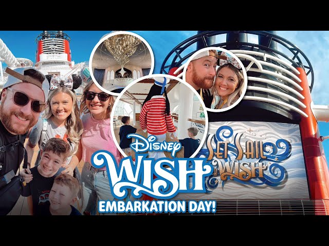 Our FIRST TIME on the DISNEY WISH!🚢 Come, EMBARK, SET SAIL, and EXPLORE the Disney Wish with us!✨