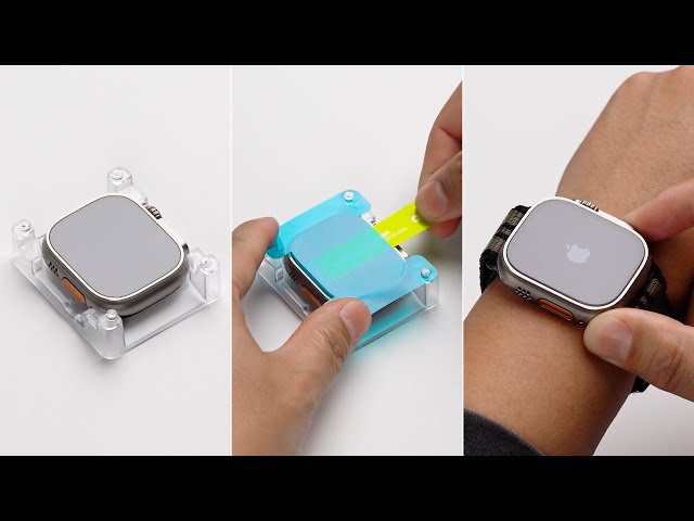 Apple Watch Ultra 1/2 | Easy Slide Tempered Glass - Installation Guide