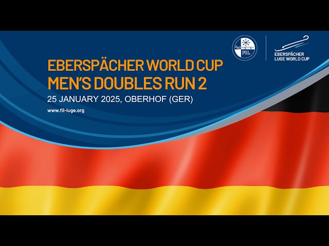 Men's Doubles Run 2 | EBERSPÄCHER Luge World Cup - OBERHOF, GERMANY 🇩🇪