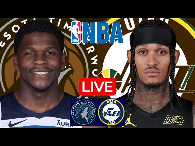 LIVE: MINNESOTA TIMBERWOLVES vs UTAH JAZZ | NBA | PLAY BY PLAY | SCOREBOARD