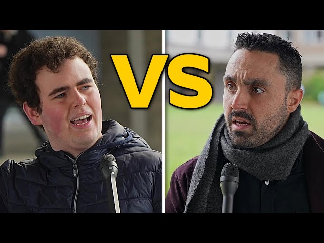 VEGAN VS MEAT EATER at Cambridge University (GREAT ENDING...)