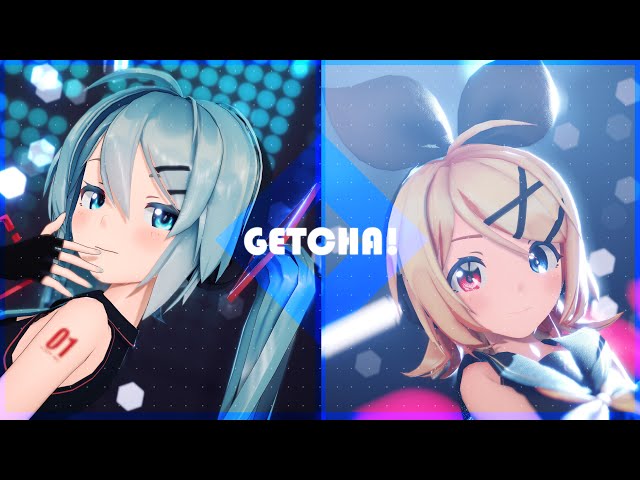 [MMD] GETCHA! Sour式鏡音リン×Sour式初音ミク[PV]