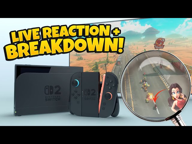 Nintendo Switch 2 reveal trailer LIVE REACTION & BREAKDOWN!