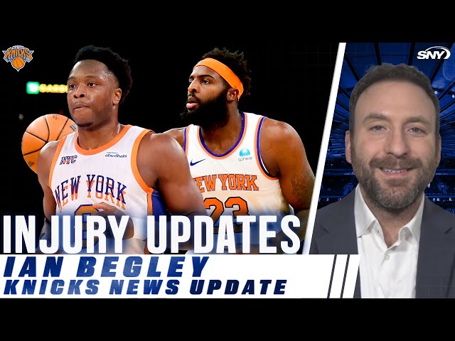 Injury updates on Mitchell Robinson, OG Anunoby and latest Knicks trade deadline | SportsNite | SNY