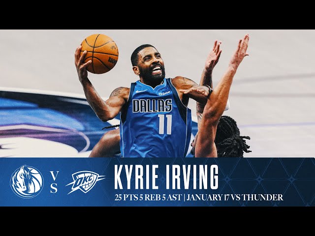 Kyrie Irving (25 Points) Highlights vs. Oklahoma City Thunder | January 17, 2025