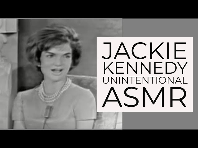 Unintentional ASMR Jackie Kennedy | ASMR whispers with the original ASMR darling