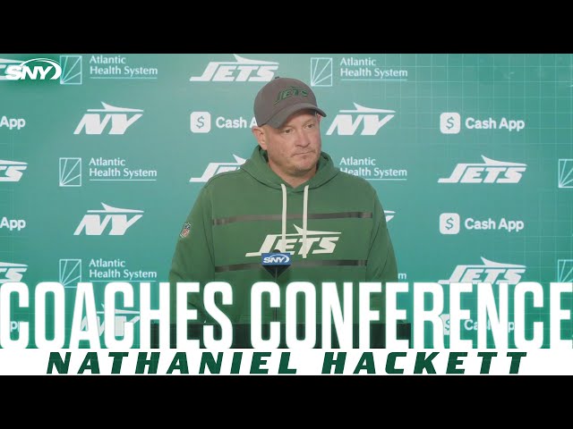 Nathaniel Hackett on Jets' pre-snap penalties and how they can get it corrected | SNY