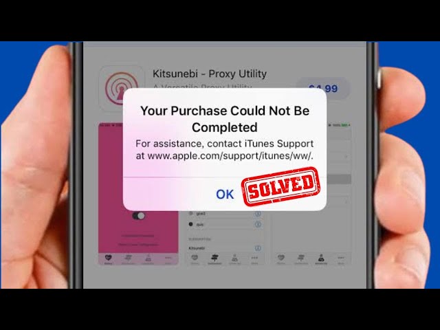 How To Fix Your Purchase Couldn't Be Completed iPhone / 2025