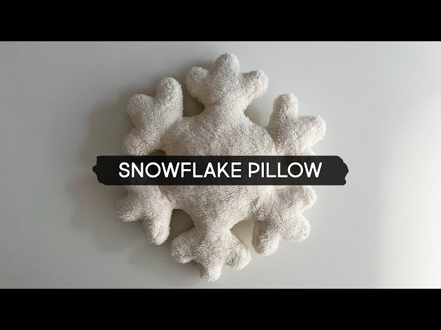 Day 5 | Making a Snowflake Pillow