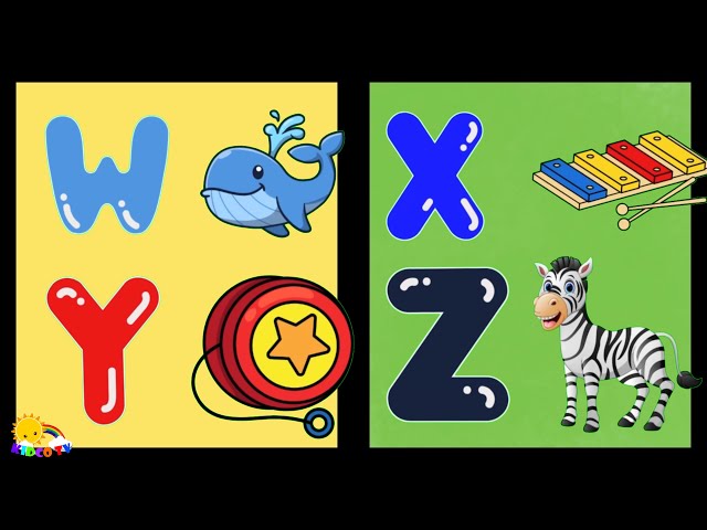 Phonics Song 2 with TWO Words in 3D - A For Airplane - ABC Alphabet Songs & Sounds